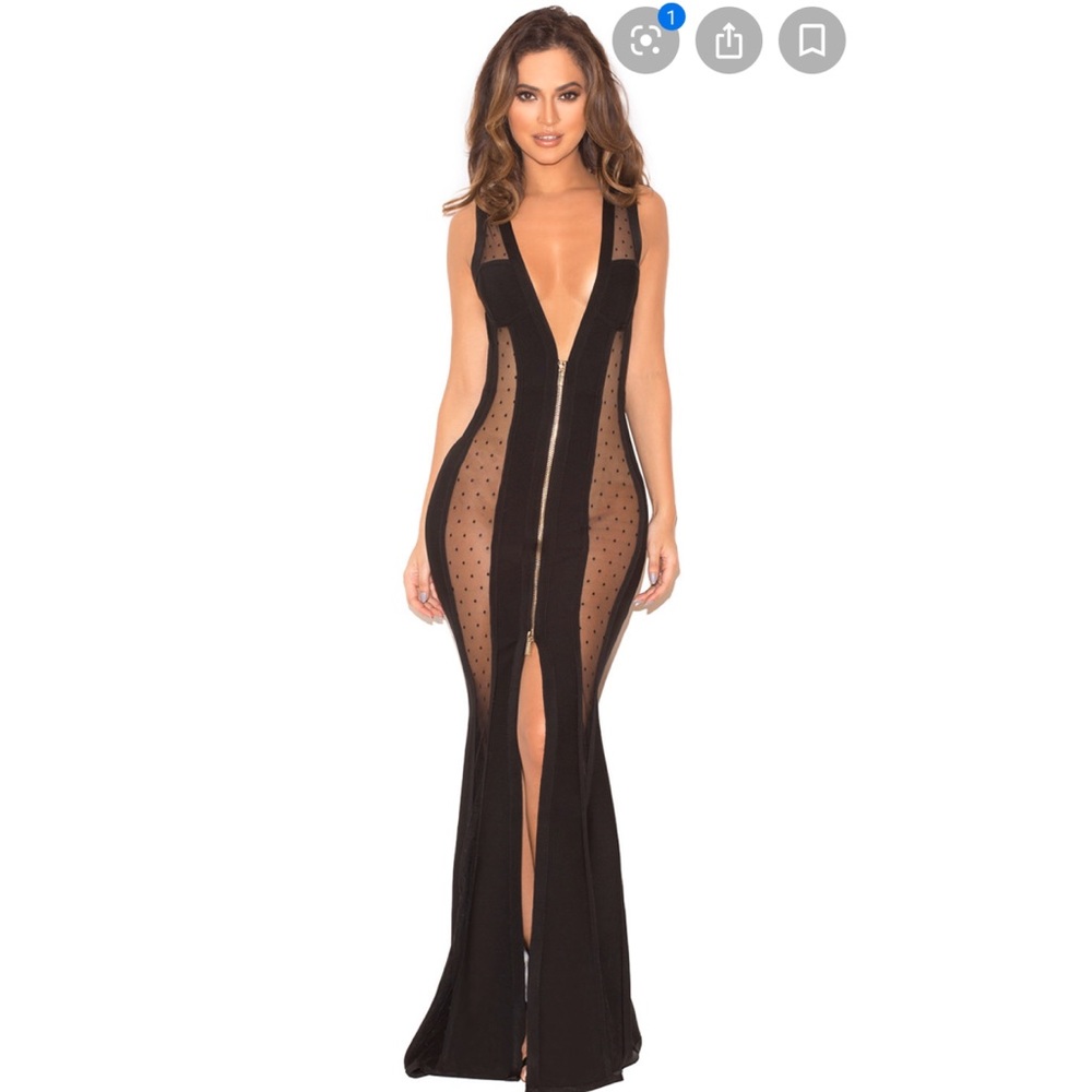 COPY - House of CB bandage maxi dress